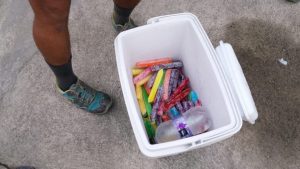 Sacolé no Rio de Janeiro: caixa com sacolés
