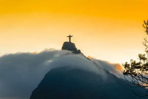 Sacolé no Rio de Janeiro: vista do Cristo Redentor