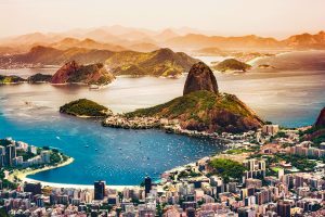 Sacolé no Rio de Janeiro: vista aérea do Rio