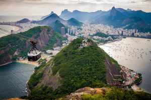 sacolé no Rio de Janeiro: vista da cidade a partir do Bondinho