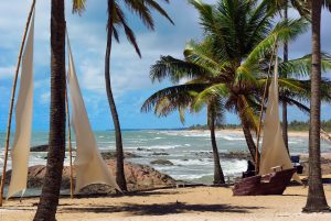 geladijnho no sul da Bahia: praia